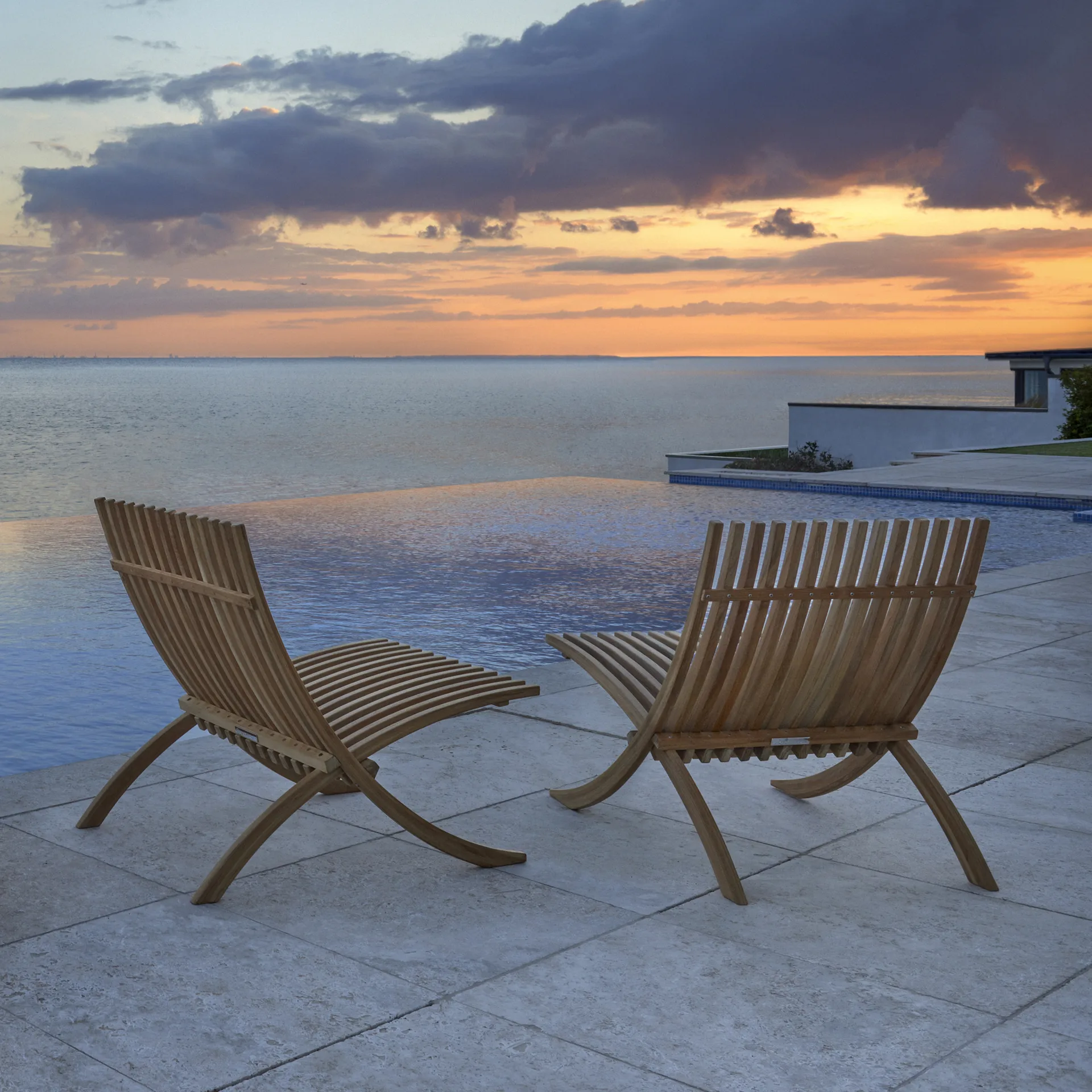 Nozib lounge chair, Teak Skargaarden