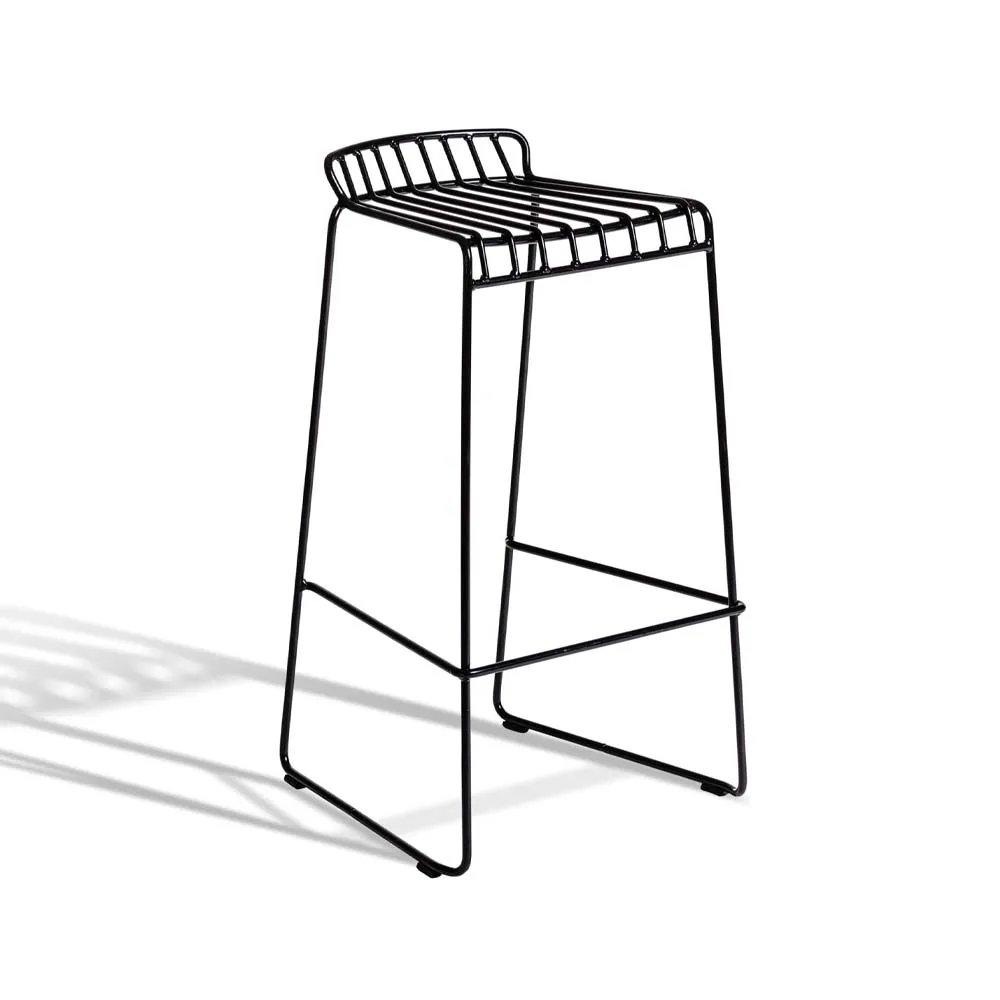 Skargaarden Resö bar chair Black, high | Scandinavian Design | Garden chairs | Black