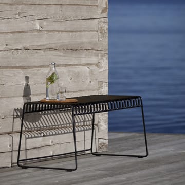 Resö bench - Charcoal grey - Skargaarden