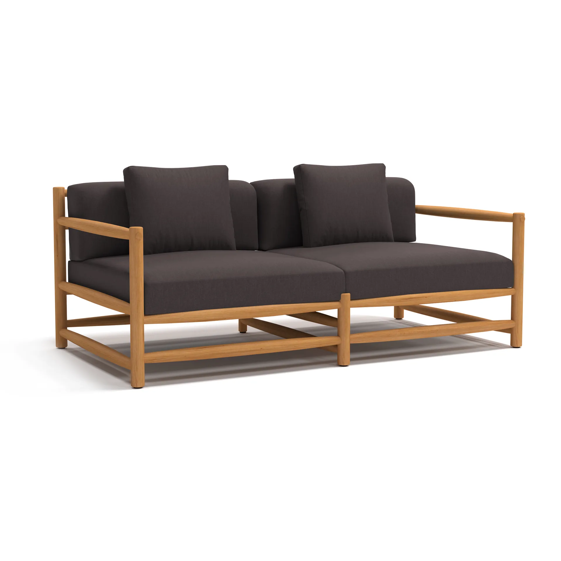 Saltholm sofa teak-grey brown cushion,  Skargaarden