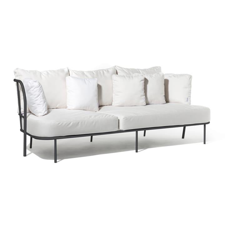 Saltö sofa - Sunbrella silver grey, charcoal grey aluminium frame - Skargaarden