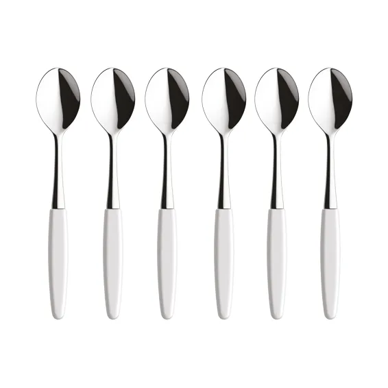 Skaugum coffee spoon 6-pack Pure White - Skaugum of Norway