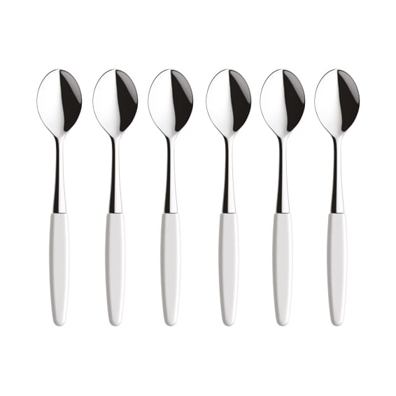 Skaugum coffee spoon 6-pack Pure White - undefined - Skaugum of Norway