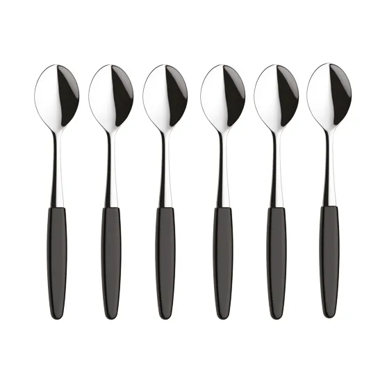 Skaugum coffee spoon 6-pack Urban Black Skaugum of Norway