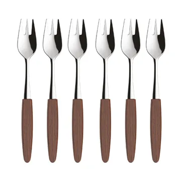 Skaugum dessert fork 6-pack Forrest Maple - Skaugum of Norway