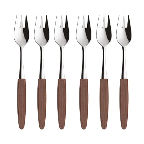 Skaugum dessert fork 6-pack Forrest Maple - undefined - Skaugum of Norway