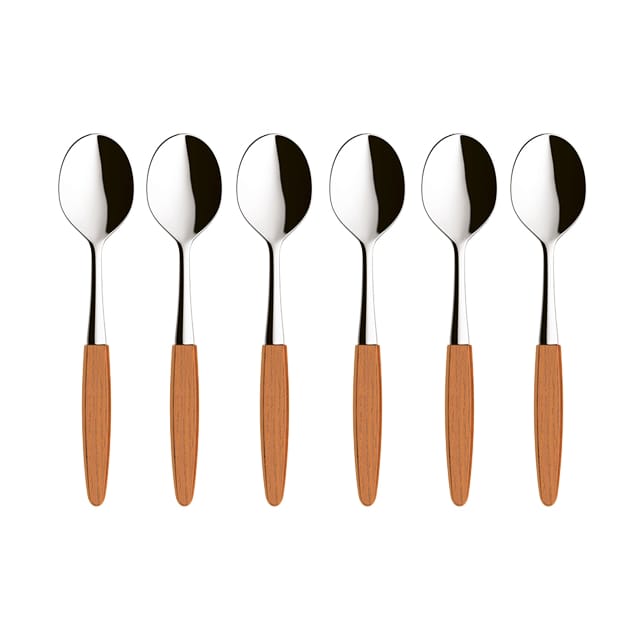 Skaugum dessert spoon 6-pack Ecco Teak - undefined - Skaugum of Norway