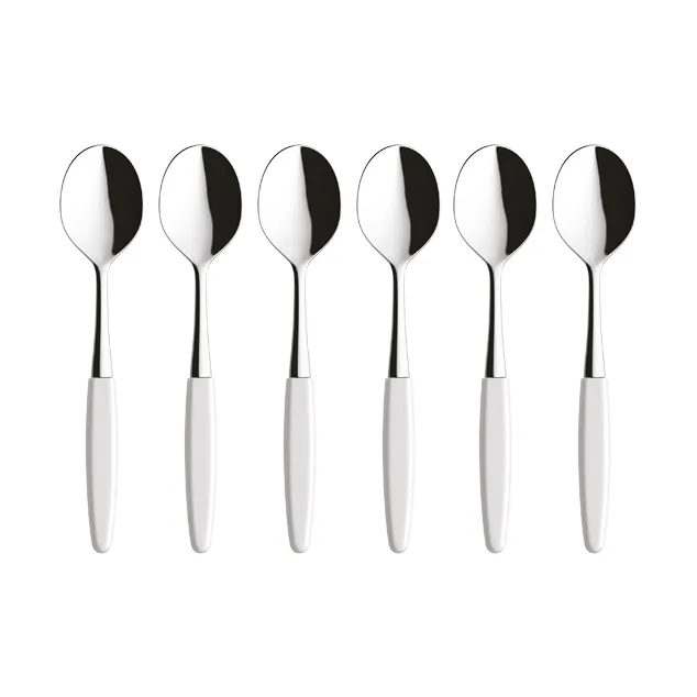 Skaugum dessert spoon 6-pack Pure White,  Skaugum of Norway