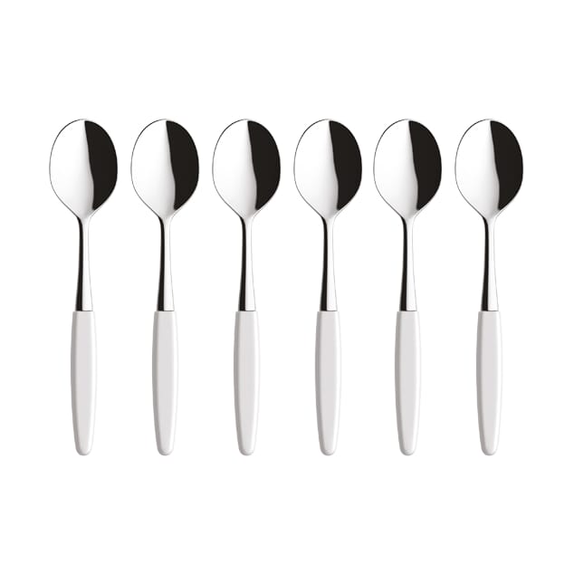 Skaugum dessert spoon 6-pack Pure White - undefined - Skaugum of Norway