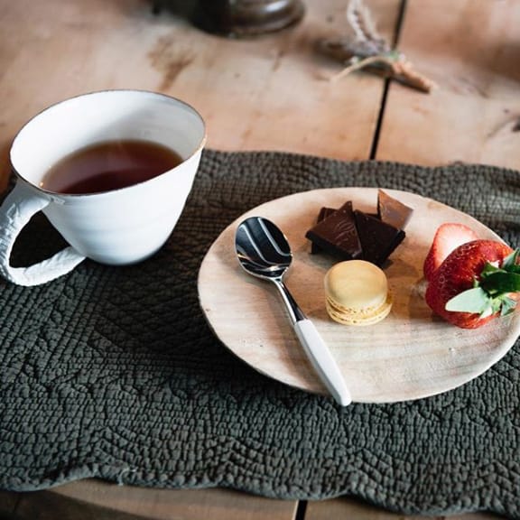 Skaugum dessert spoon 6-pack Pure White Skaugum of Norway