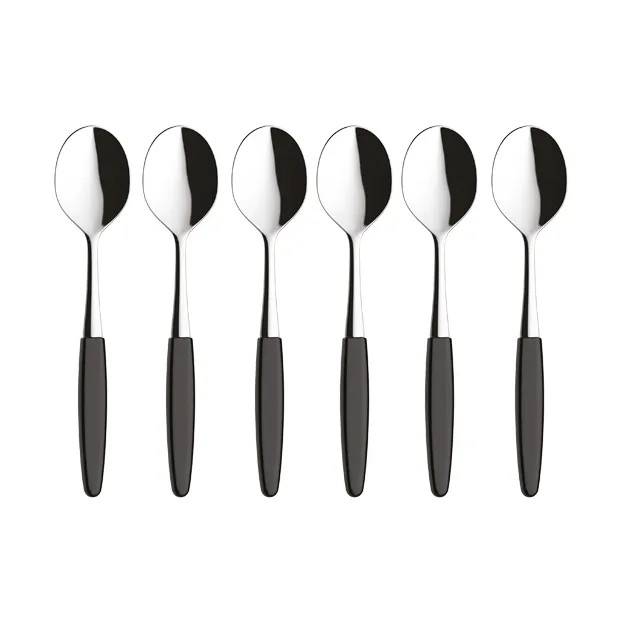 Skaugum dessert spoon 6-pack Urban Black,  Skaugum of Norway