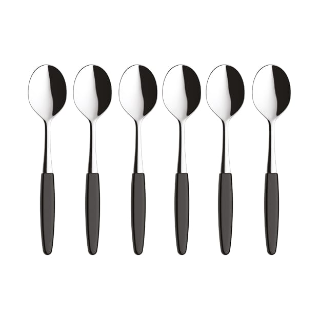 Skaugum dessert spoon 6-pack Urban Black - undefined - Skaugum of Norway