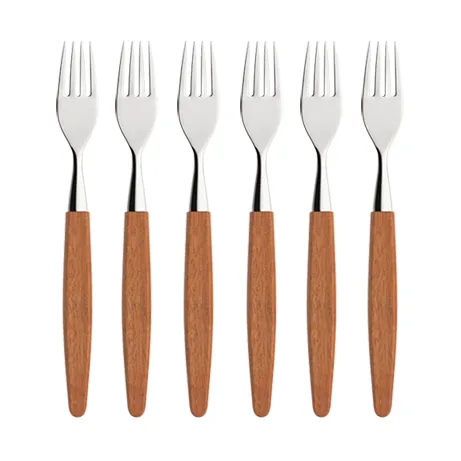 Skaugum fork 6-pack Ecco Teak,  Skaugum of Norway