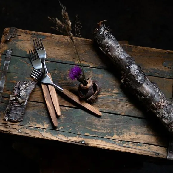 Skaugum fork 6-pack Ecco Teak,  Skaugum of Norway