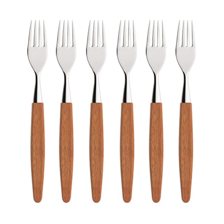 Skaugum fork 6-pack Ecco Teak - undefined - Skaugum of Norway