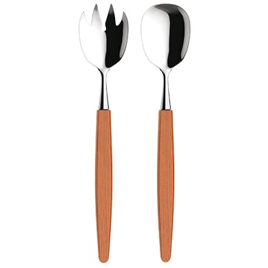 Skaugum salad cutlery - Ecco Teak - Skaugum of Norway