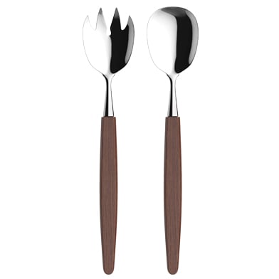 Skaugum of Norway Skaugum salad cutlery Forrest Maple