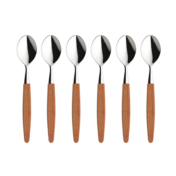 Skaugum spoon 6-pack Ecco Teak - undefined - Skaugum of Norway