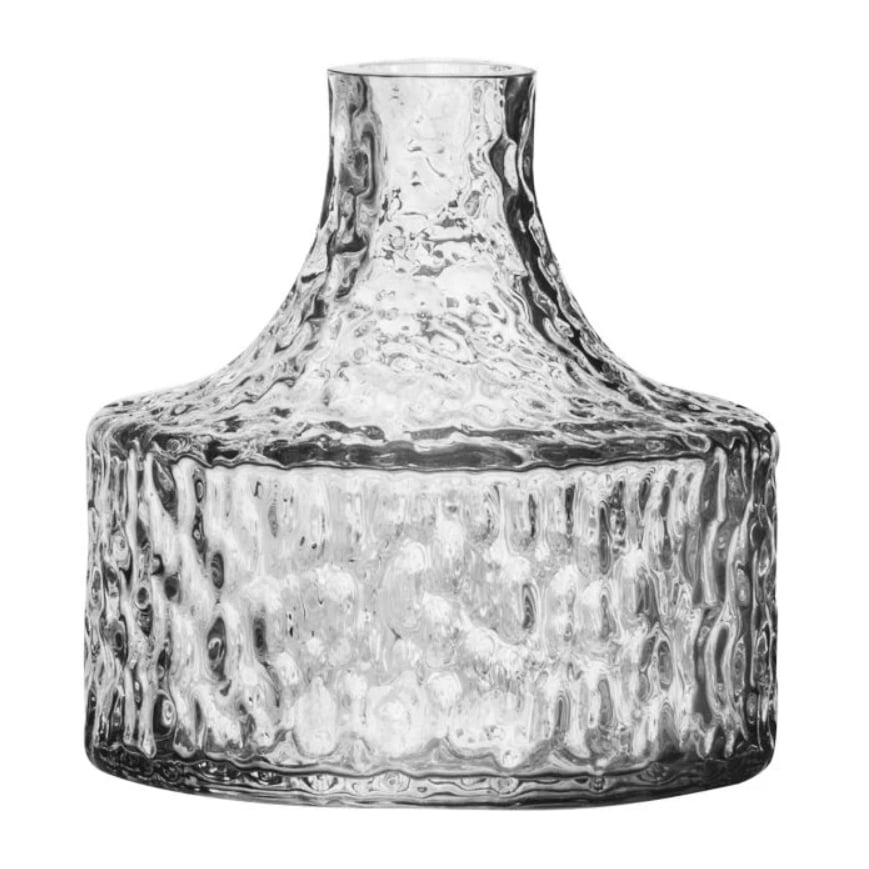 Skrufs Glasbruk Kolonn vase structured 11 cm