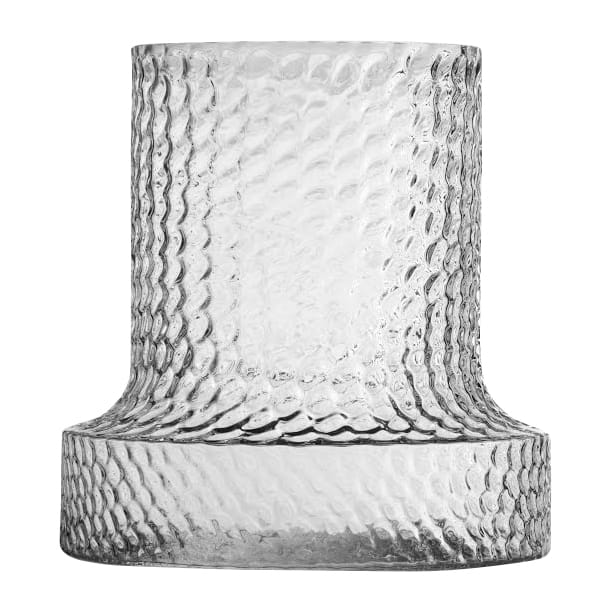 Kolonn vase structured - 30 cm - Skrufs Glasbruk