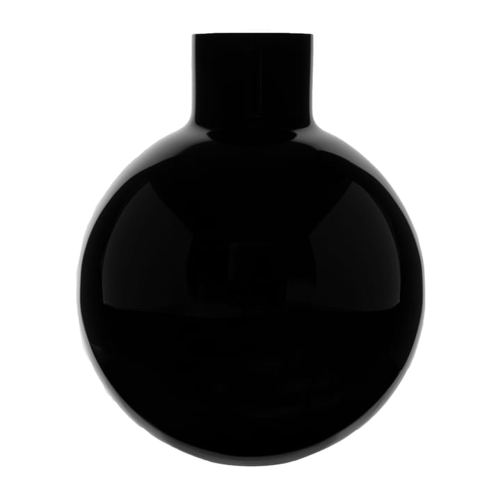 Pallo vase - Black 31 cm - Skrufs Glasbruk