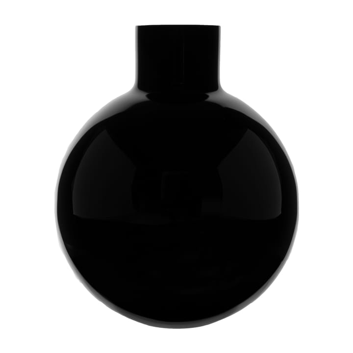 Pallo vase - Black 39 cm - Skrufs Glasbruk