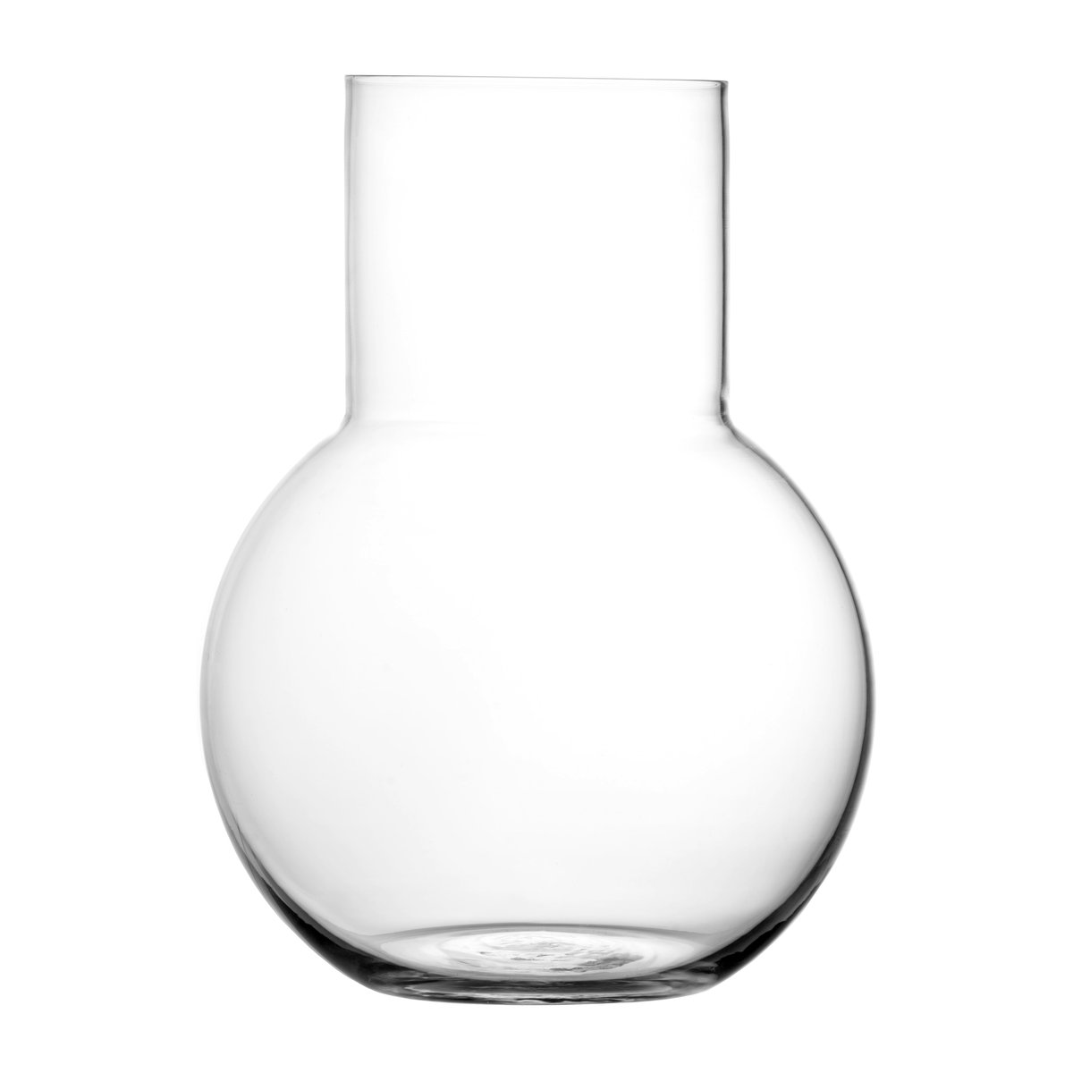 Skrufs Glasbruk Pallo vase Clear 20 cm