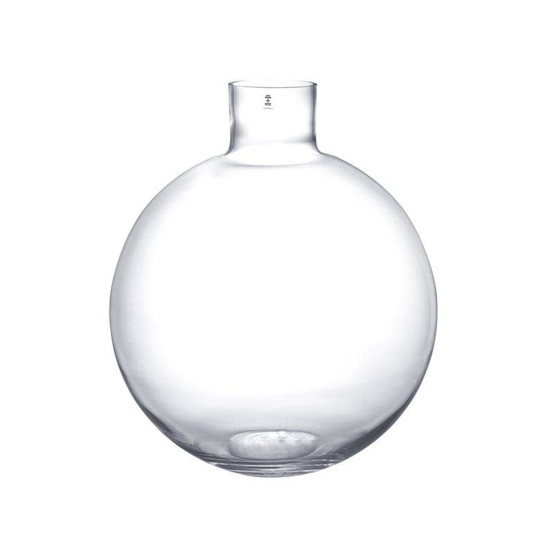 Skrufs Glasbruk Pallo vase Clear 37 cm
