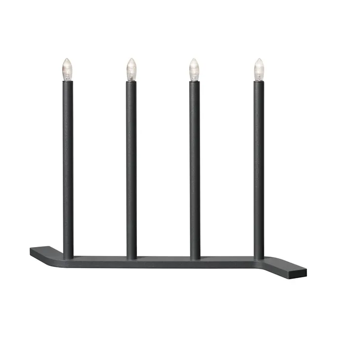 Advent RE Advent candle holder, Gray-4 lights SMD Design