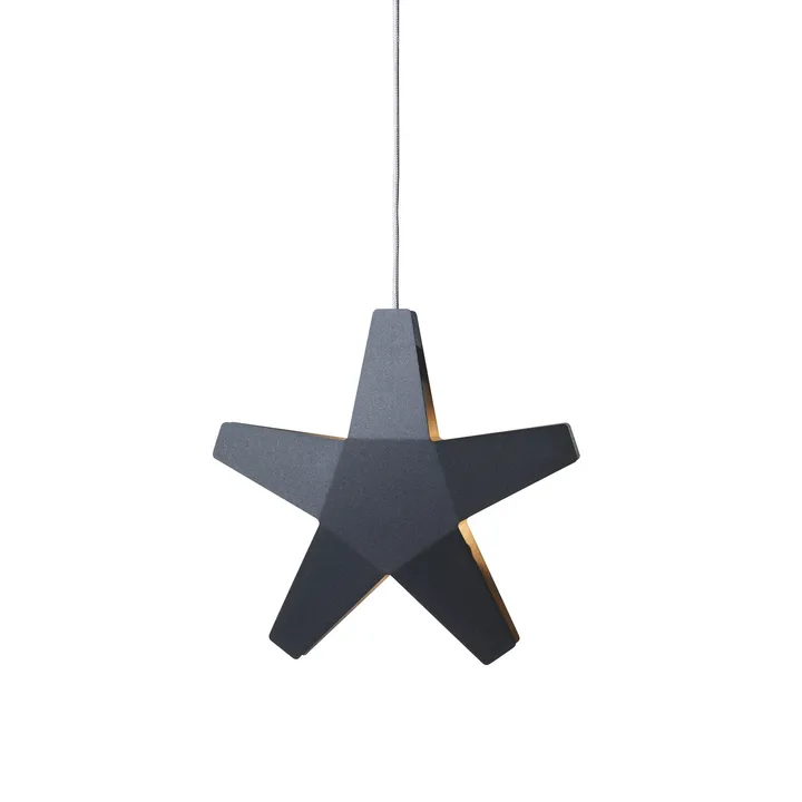Advent Stjärna Advent star - Gray-gray cord, 60 cm - SMD Design