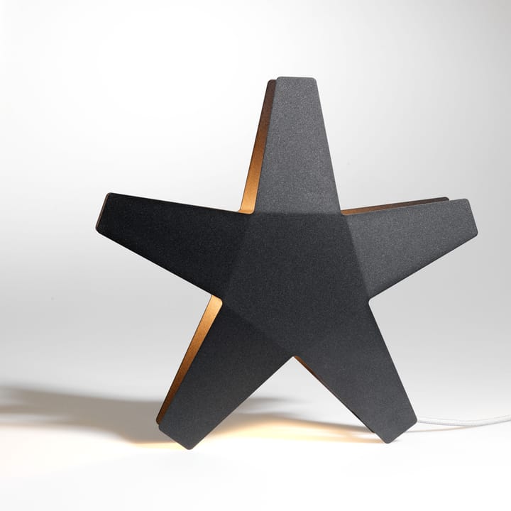 Advent Stjärna Advent star, Grey, 40 cm, light grey textile cord SMD Design