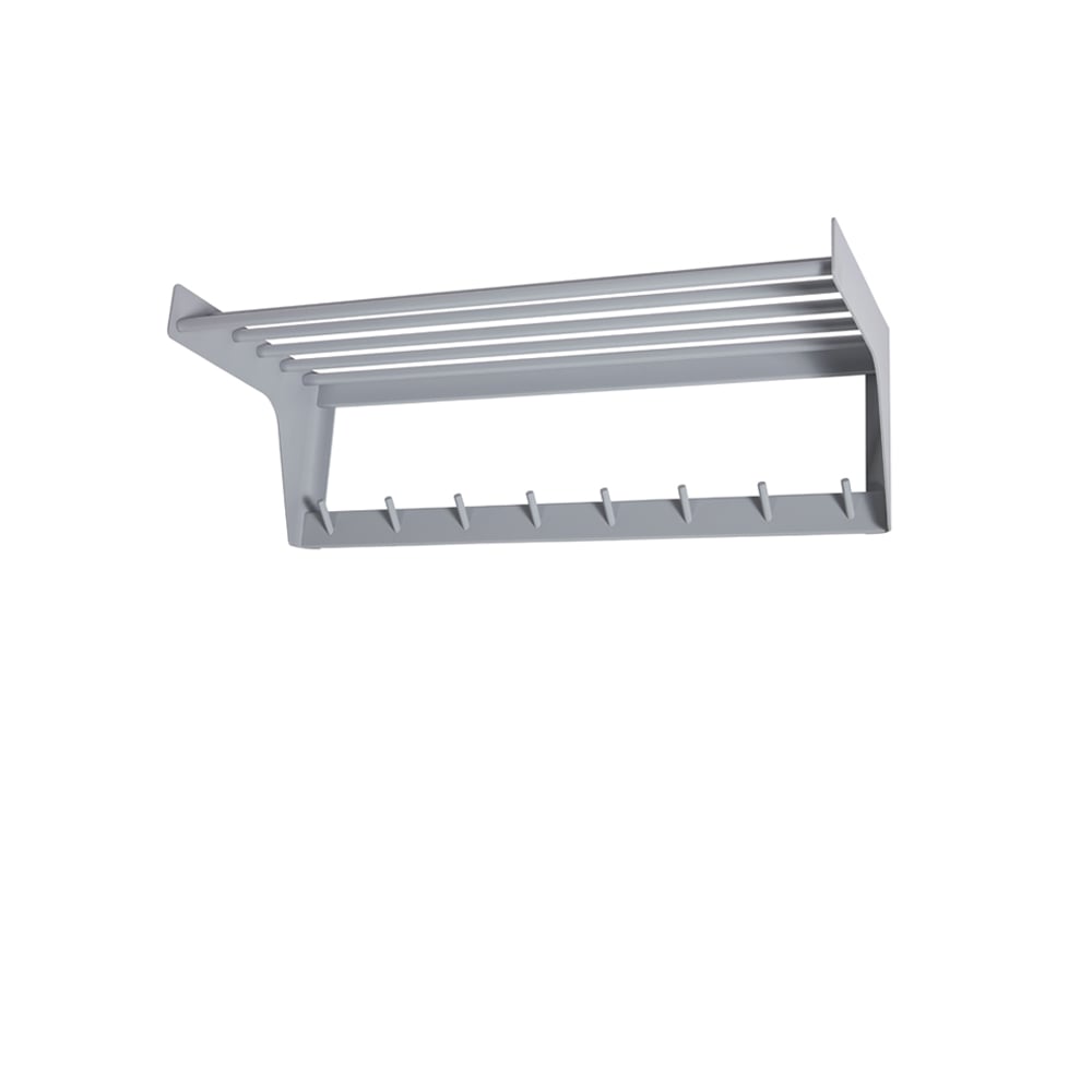 SMD Design Alfred hat shelf Light grey | Scandinavian Design | Hat Racks & Hat Shelves | Grey