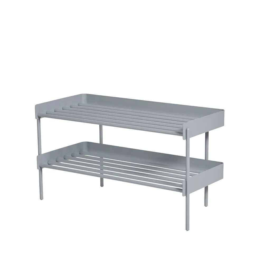 Alfred shoe shelf, Light grey SMD Design