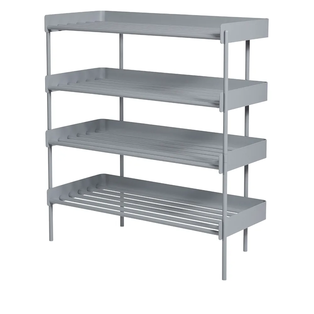 Alfred shoe shelf, Light grey SMD Design