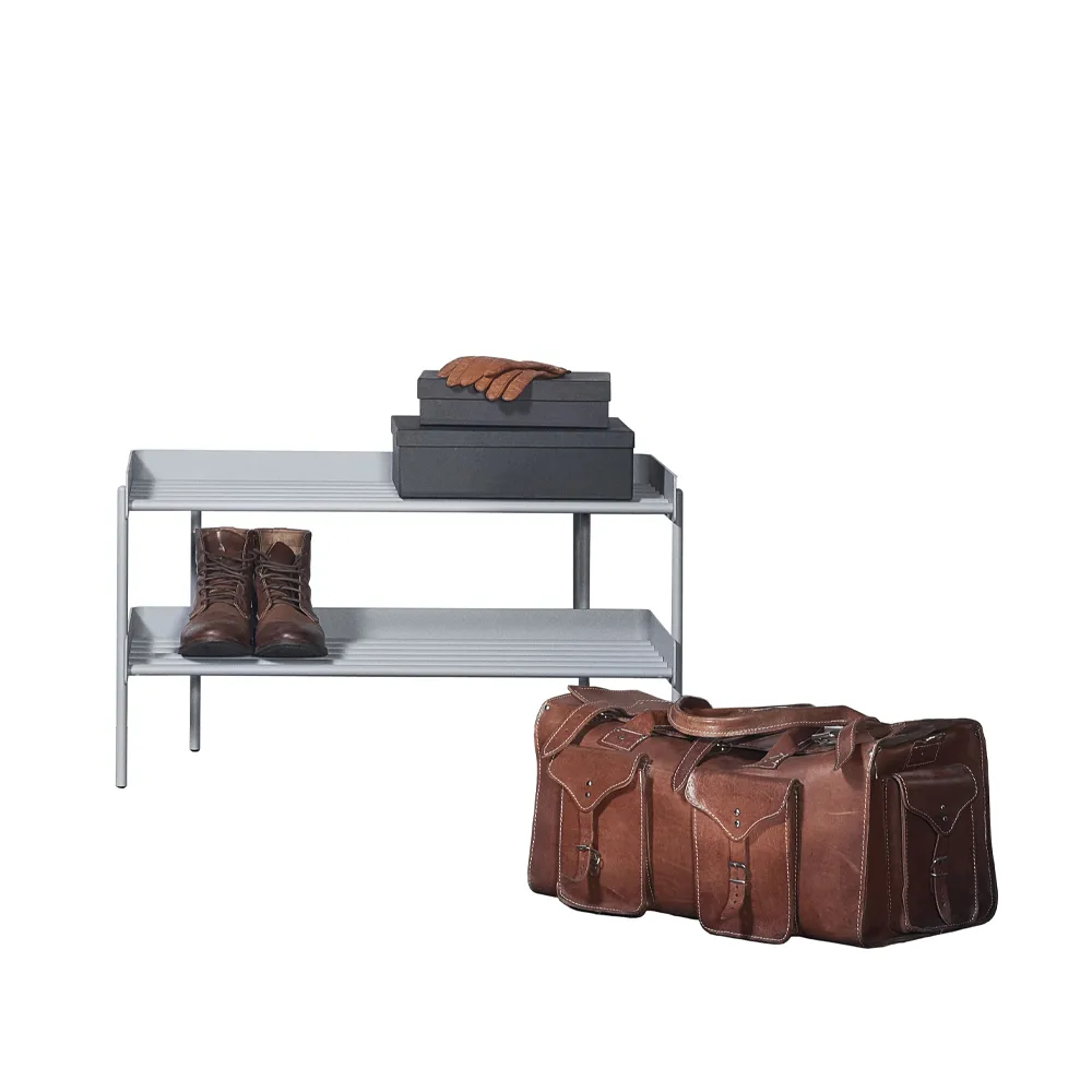 Alfred shoe shelf, Light grey SMD Design