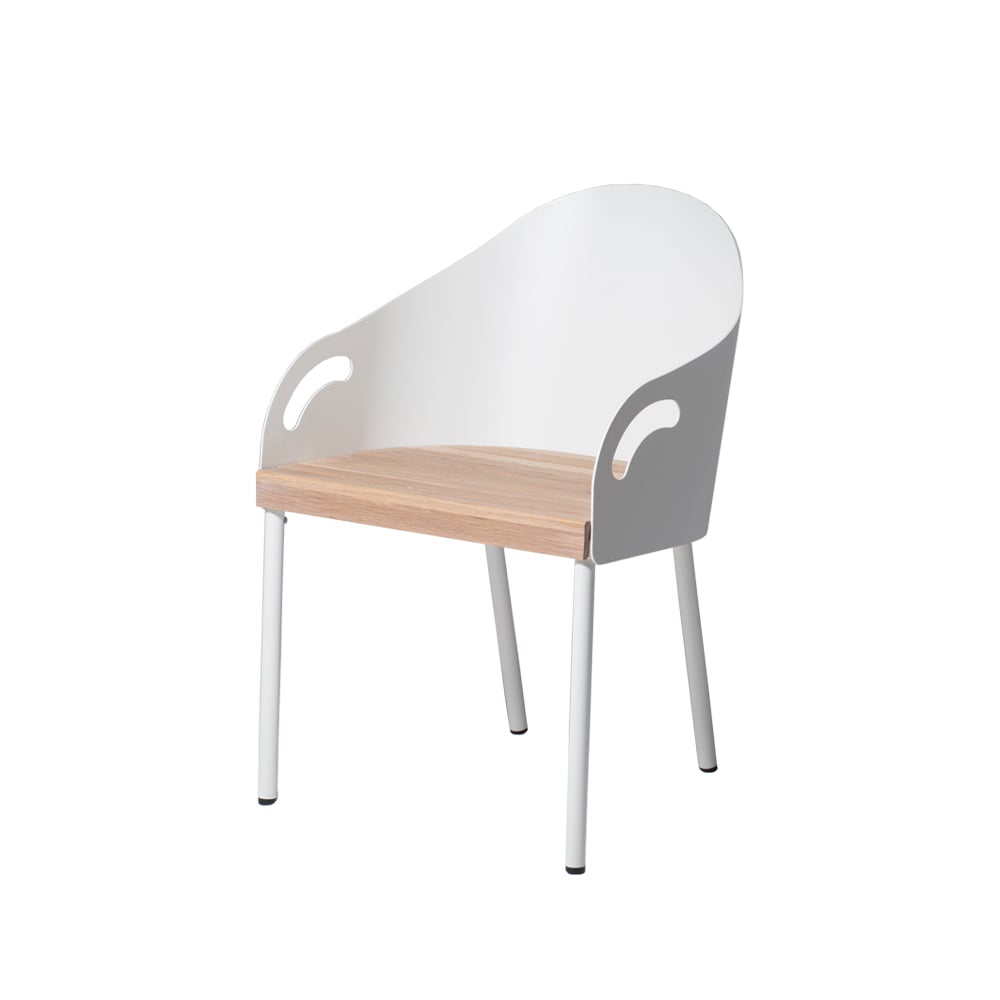 SMD Design Brunnsviken chair White-oak | Scandinavian Design | Garden chairs | White