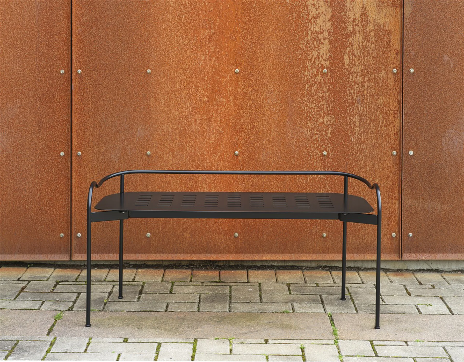 Bubble Outdoor bench, Black SMD Design