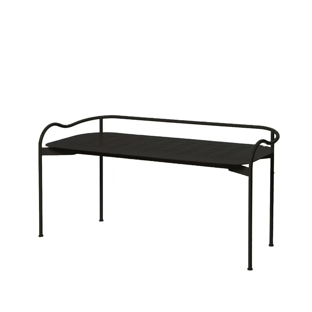 Bubble Outdoor bench, Black SMD Design