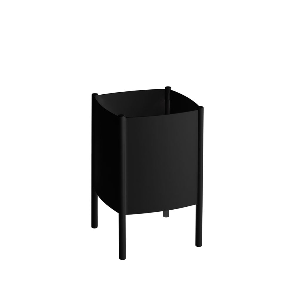 SMD Design Convex Pot pot Black, small o23 cm | Scandinavian Design | Flower pots | Black