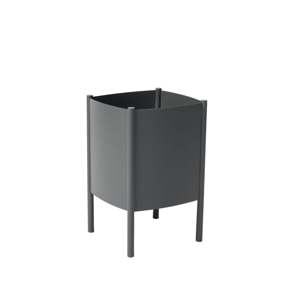 SMD Design Convex Pot pot Grey, small Ø23 cm | Scandinavian Design | Flower pots | Grey