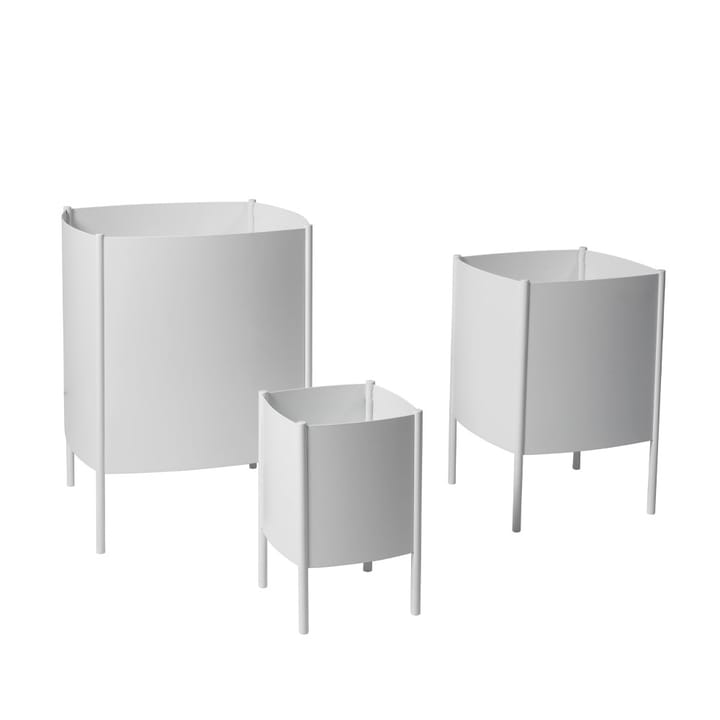 Convex Pot pot, White, medium Ø34 cm SMD Design