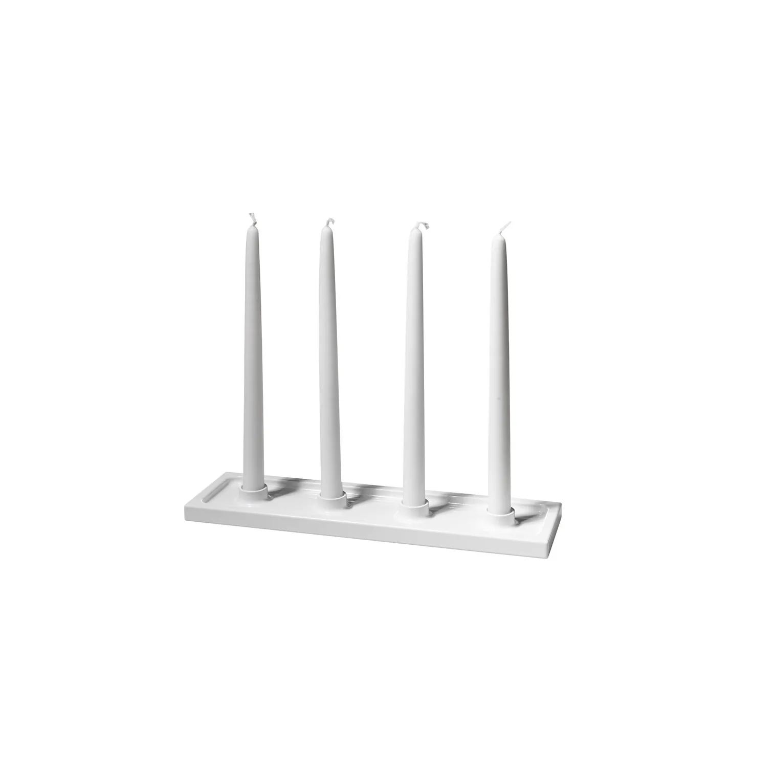 Crater advent candleholder, White, 4 lights SMD Design
