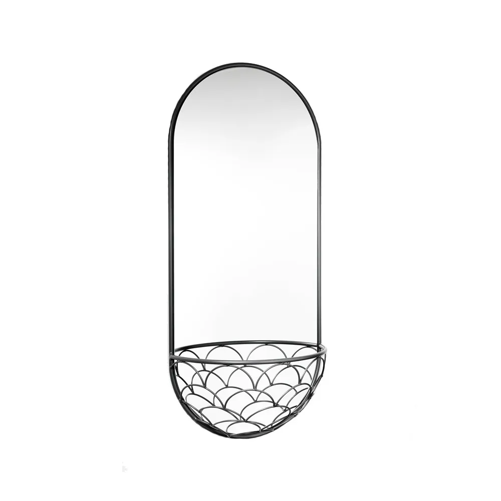 SMD Design Haga Mirror Grey, 40x90 cm | Scandinavian Design | Wall mirrors | Grey