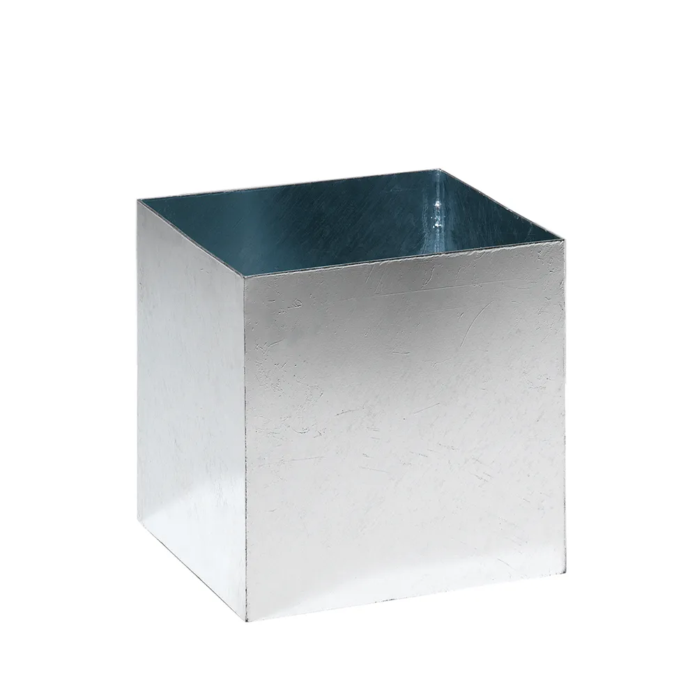 Jorda flower pot, Galvanised. 40x40cm SMD Design