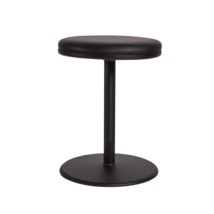 Orbit stool - Black, black leather - SMD Design