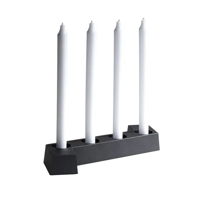 SMD advent candleholder - Grey, 4 lights - SMD Design
