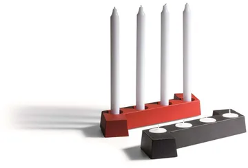 SMD advent candleholder - Red, 4 lights - SMD Design