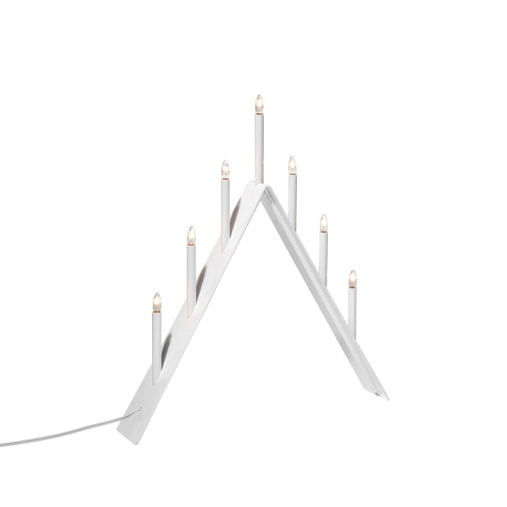 Spica 7 Advent candle holder - White, led - SMD Design