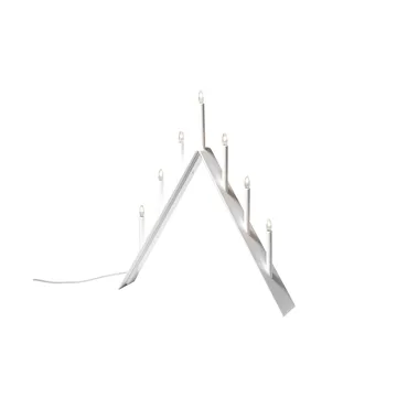 Spica 7 Advent candle holder - White, led - SMD Design