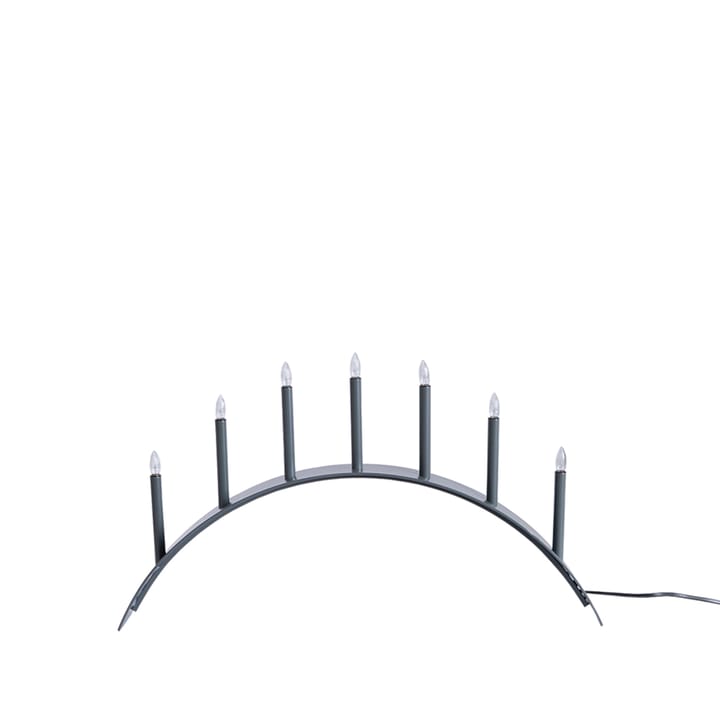 Spica Bow 7 Advent candle holder - Grey - SMD Design